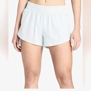 DSG Womens Mid Rise 3" Stride Run Shorts Mint Cloud NWT